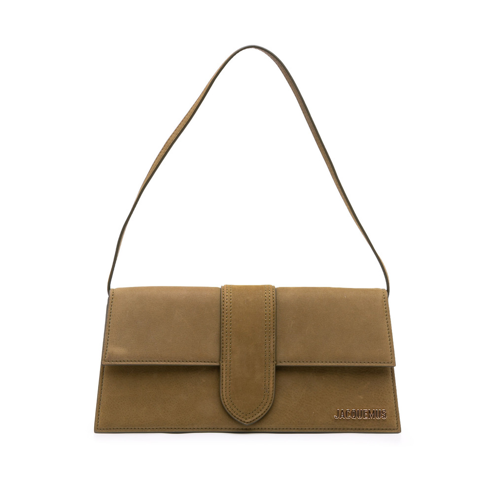 Pre-Loved Jacquemus Suede Le Bambino Long Shoulder Bag